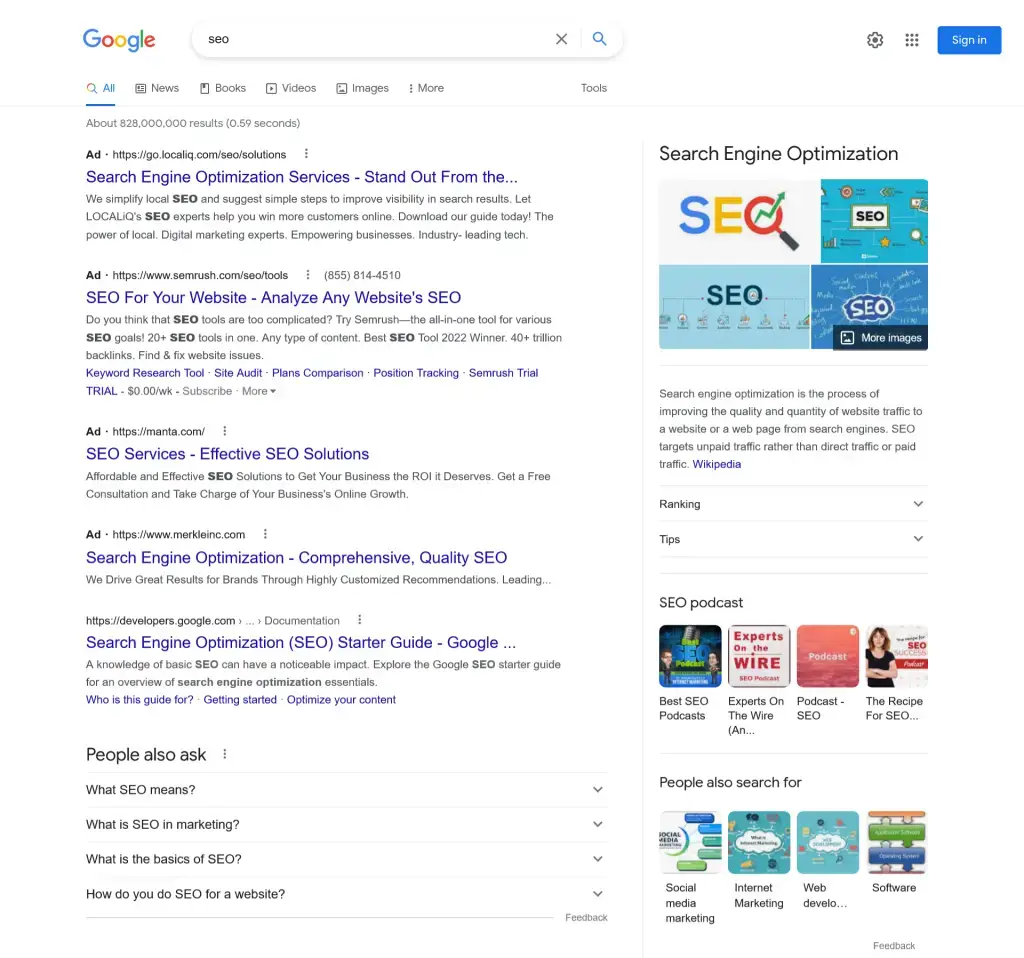 SERP คือ